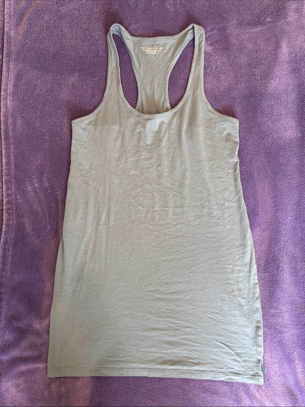 Victoria’s Secret Light Blue Women's Racerback Short Nightgown, Size XS